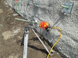 Installation of soil nails
