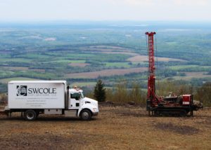 S. W. Cole Explorations, LLC truck and drill rig